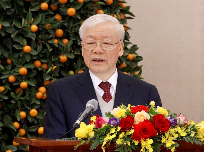 Tổng Bí thư Nguyễn Phú Trọng chúc Tết Quý Mão 2023